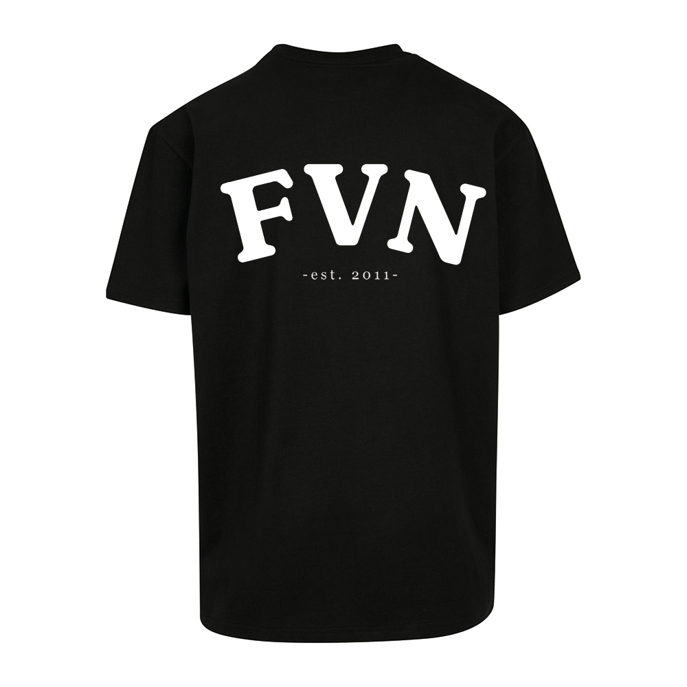 FvN Blockletter Shirt schwarz