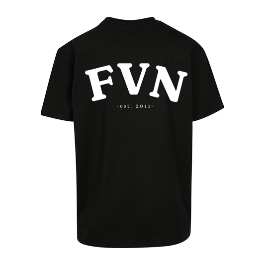 FvN Blockletter Shirt schwarz