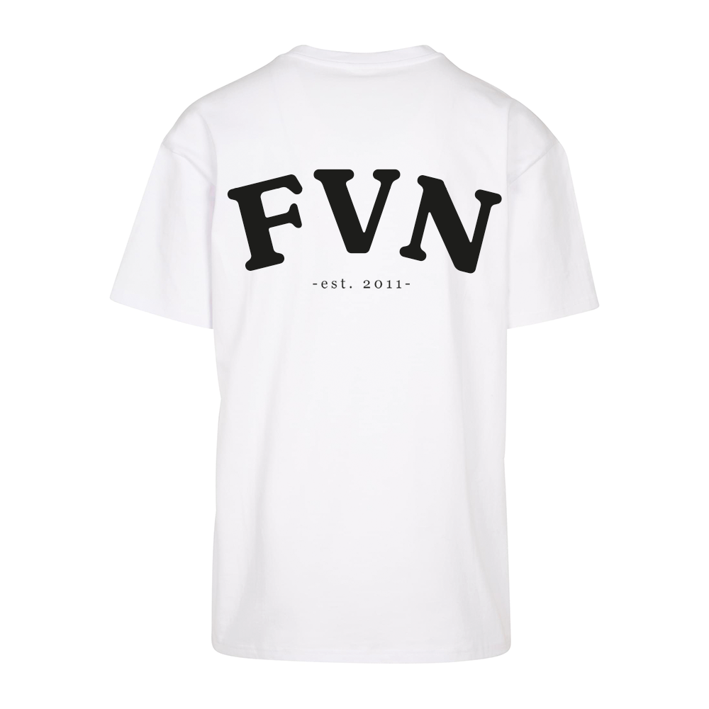 FvN Blockletter Shirt weiß