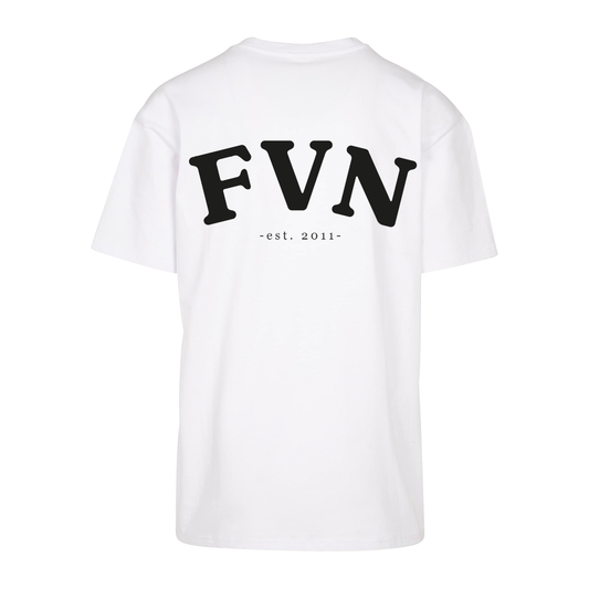 FvN Blockletter Shirt weiß