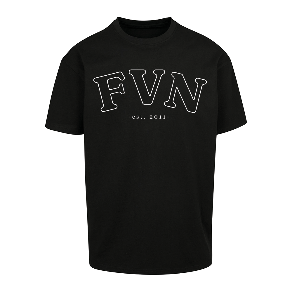 FvN Blockletter Shirt schwarz