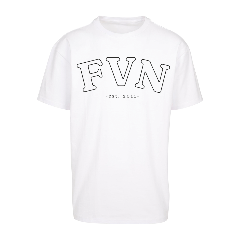 FvN Blockletter Shirt weiß