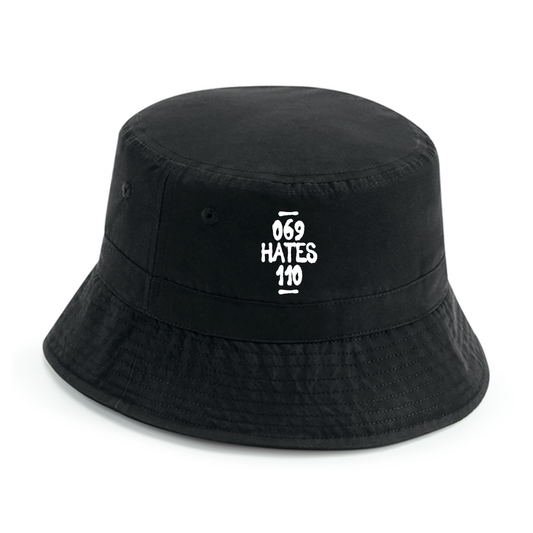 069 hates 110 Stick Bucket Hat